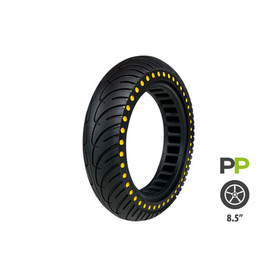 Yellow next-generation solid tire for Xiaomi