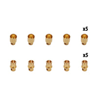 Connecteurs banane 8mm x10 pcs (5 male + 5 femelles)