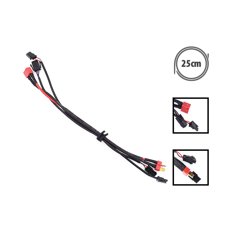 Cable Etwow liaison batterie au controleur (3+3 pins)