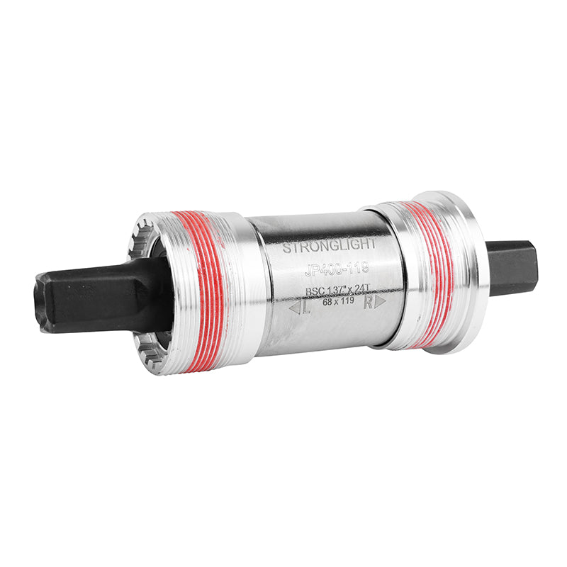 Boîtier Pédalier Stronglight Carré Jp400 Tout Alu 119 mm (Boite De 68) Filetage Anglais - Bsc - 1,37X24