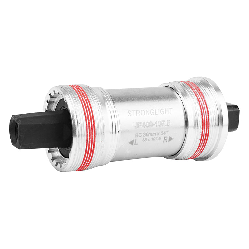 Boîtier Pédalier Stronglight Carré Jp400 Tout Alu 107 mm (Boite De 70) Filetage Italien - 36X24