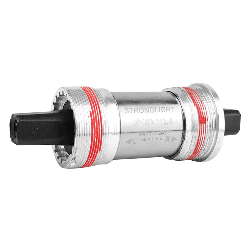 Boîtier Pédalier Stronglight Carré Jp400 Tout Alu 113 mm (Boite De 70) Filetage Italien - 36X24