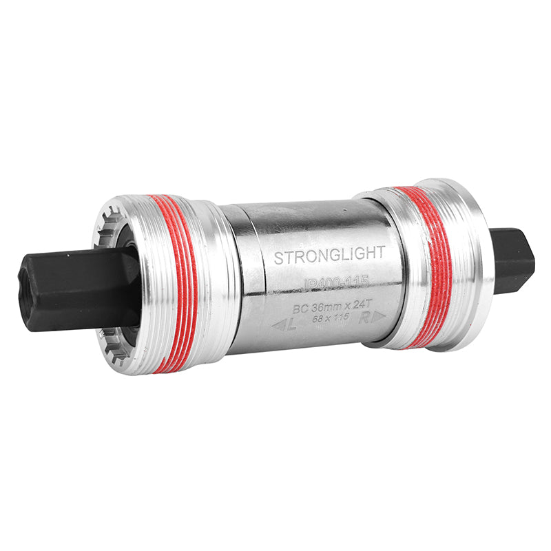 Boîtier Pédalier Stronglight Carré Jp400 Tout Alu 115 mm (Boite De 70) Filetage Italien - 36X24
