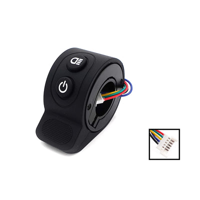 Accelerator trigger ON/OFF button + lights