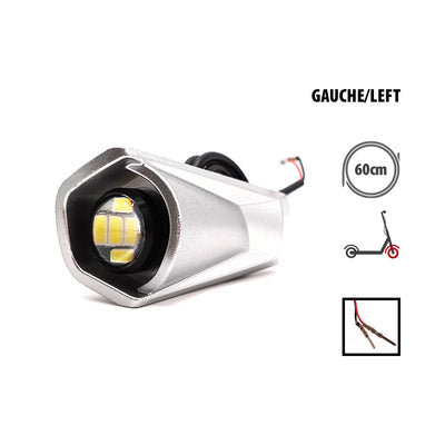 Front left plastic with white LED Dualtron Togo