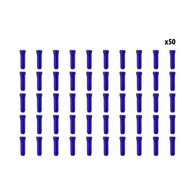 Cable stops blue x50 pcs