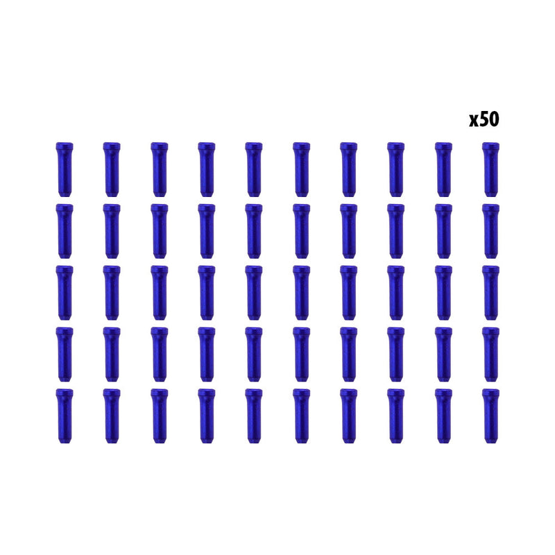 Cable stops blue x50 pcs