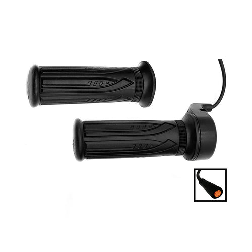 Throttle grip for balance bike, waterproof connection