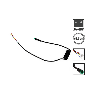 Waterproof connector data cable Etwow 36/48V