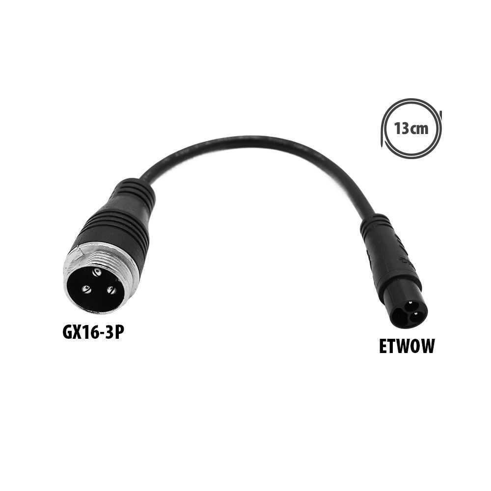 Adaptateur GX16 3P vers ETWOW - E-TWOW - Vélo Shop Obernai