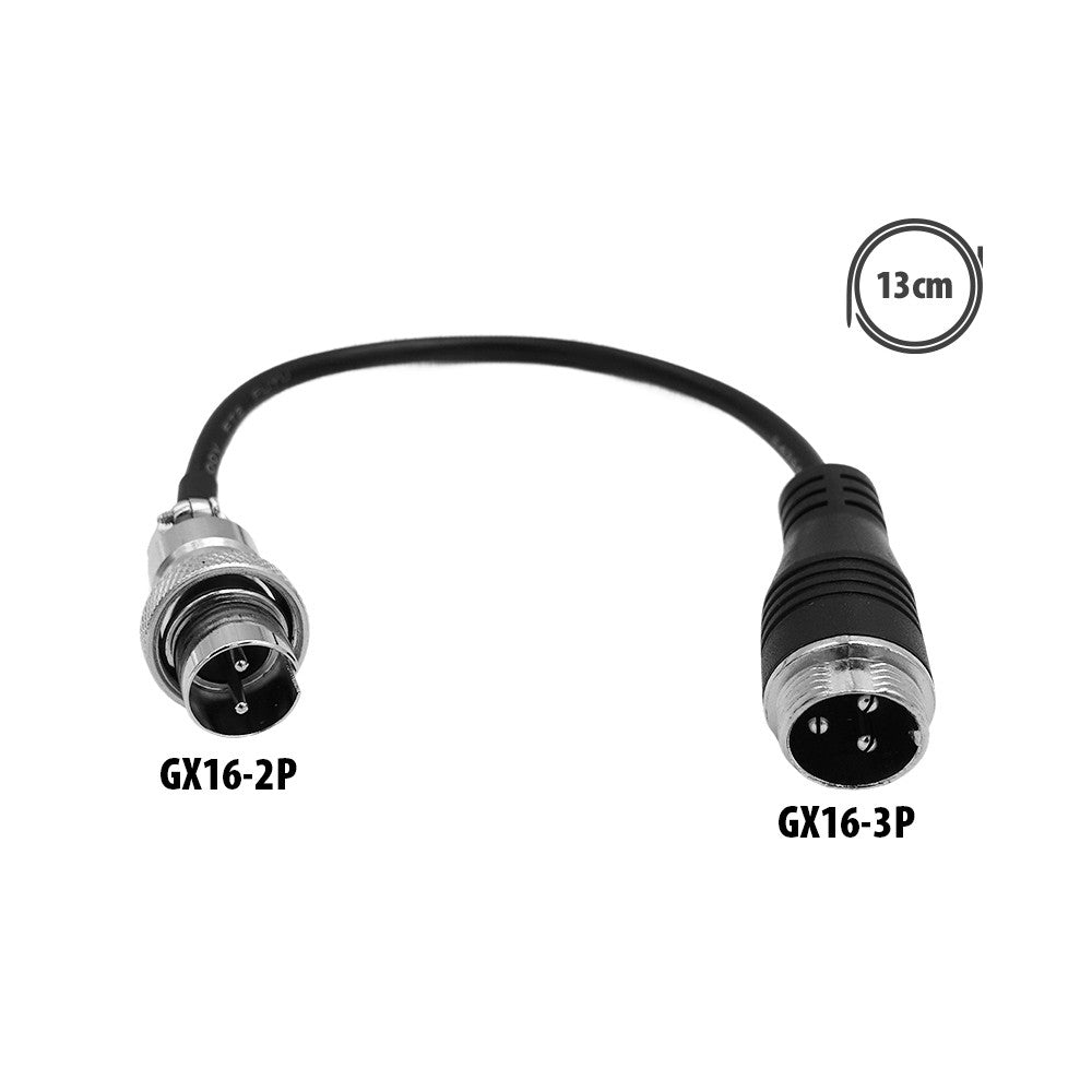 Adaptateur GX16-3P vers GX16-2P Nami - Nami - Vélo Shop Obernai
