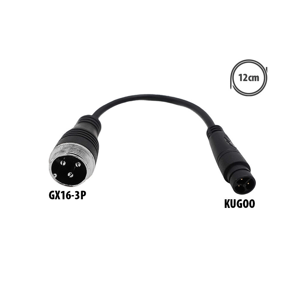Adaptateur GX16-3P vers KUGOO - KuKirin - Vélo Shop Obernai