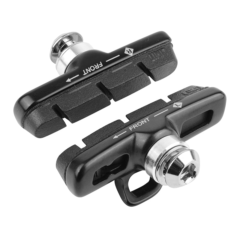 Porte Patin Frein Route A Cartouche Newton Type Campagnolo Alu Noir (1 Paire)