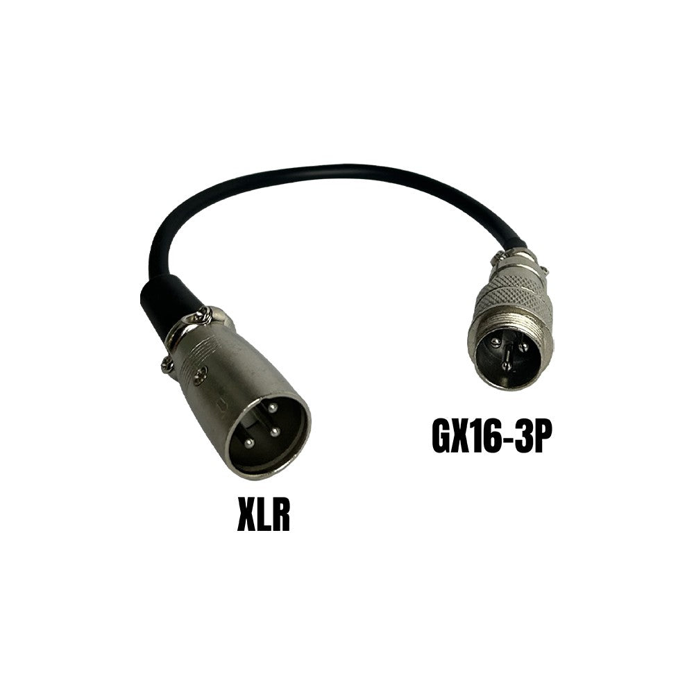 Adaptateur male XLR vers male GX16-3P - Generic - Vélo Shop Obernai