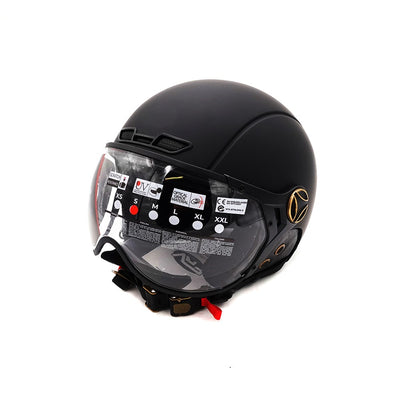 Matte black JET helmet (sizes XS to XXL)