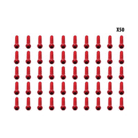 Red cable stops x50 pcs