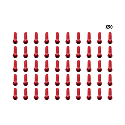 Red cable stops x50 pcs