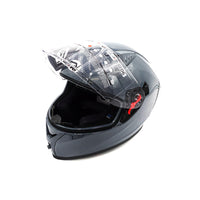 Casque intégral gris (taille S à XL) (S)
