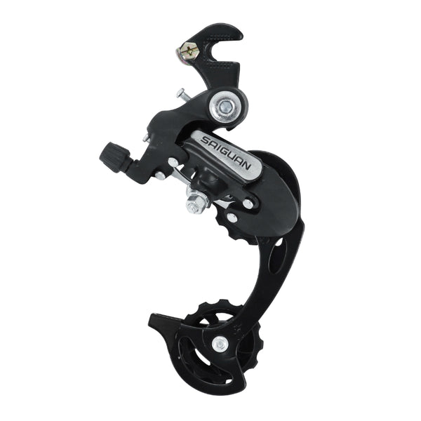 Dérailleur VTT Arrière P2R Saiguan 6-7V. Chape Longue Avec Patte Type Ty300 (Compatible Shimano)