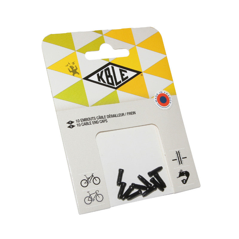 Embout Câble Noir (Sachet De 10 Pieces)
