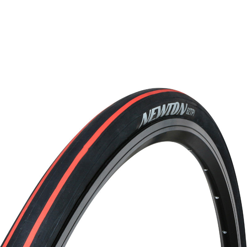 Pneu Route 700 X 25 Newton E-01 Noir Liserets Rouge Ts (25-622)