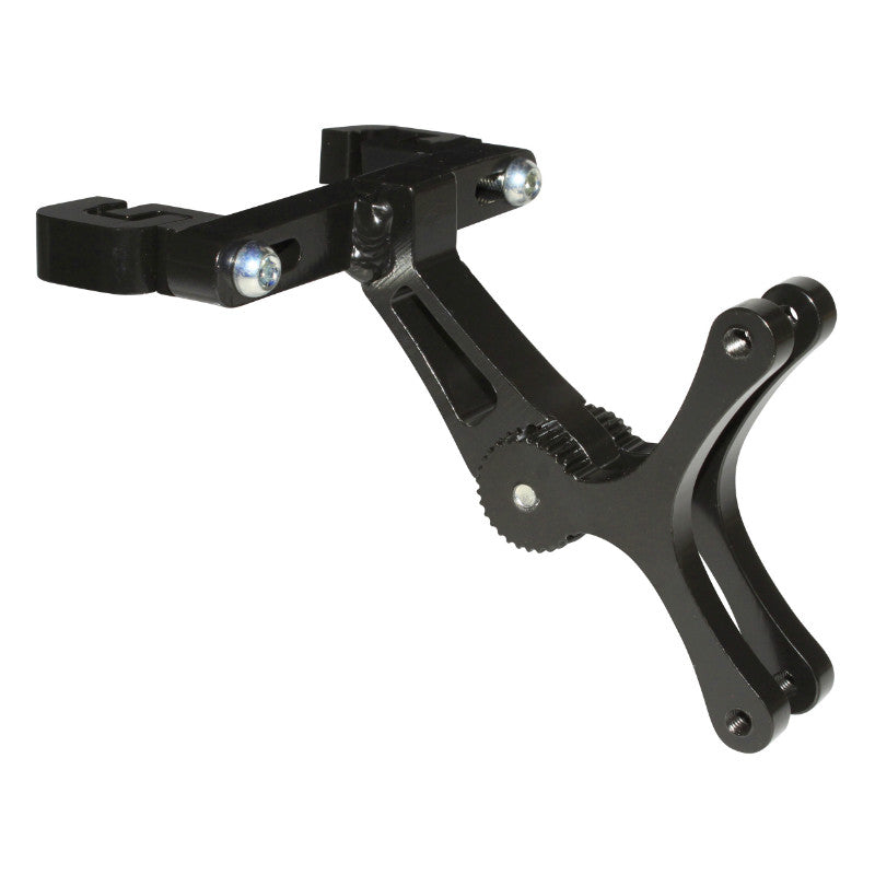 Support Pour 2 Porte Bidon Alu Noir Fixation Chariot De Selle (Vendu A L Unite Sur Carte)