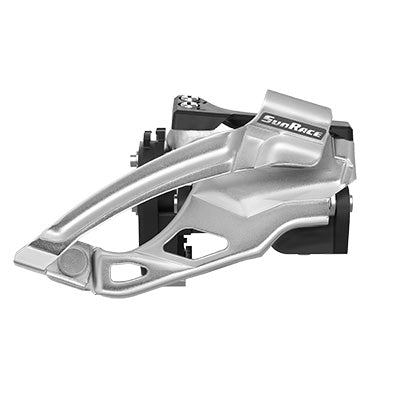 Dérailleur VTT Avant Sunrace Ms66 A Collier Bas 34,9 Pour Double Plateau 38X26 Et 36X22 Tirage Haut-Bas (Avec Collier Ad