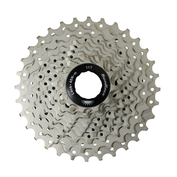 Cassette 10V. Sunrace Rs1 11-32 Route Pour Shimano (Niveau 105) Metallic Argent (Livre En Boite) (11-12-13-15-17-19-21-2