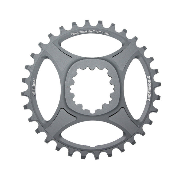 Plateau VTT Direct Mount Pour Sram Xx1-X01-X1-X0-X9 Stronglight Ht3 Mono 32 dents Noir Alu 11V. Narrow Wide (Deport 6 mm