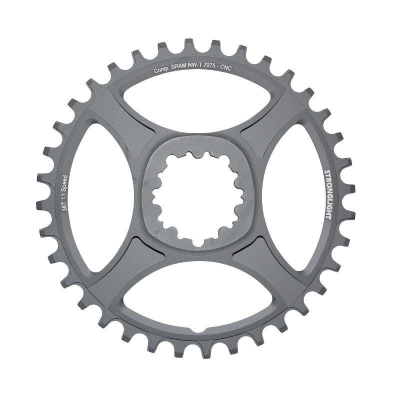 Plateau VTT Direct Mount Pour Sram Xx1-X01-X1-X0-X9 Stronglight Ht3 Mono 36 dents Noir Alu 11V. Narrow Wide (Deport 6 mm