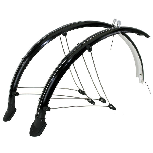 Garde Boue VTT Tringles 24" P2R Country Plastic Noir Largeur 56 mm (Paire)