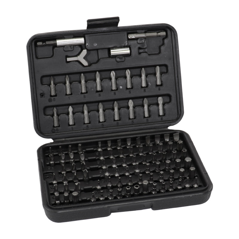 Embouts De Serrage Et Vissage 1-4 Universel Adaptable Tournevis - Perceuse - Cliquet A Douille (Coffret 100 Pieces) -P2R-
