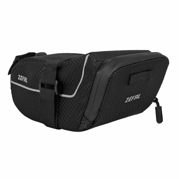 Sacoche De Selle Vélo Zefal Zlight Pack M 0,9L Noir-Gris Fixation Velcro