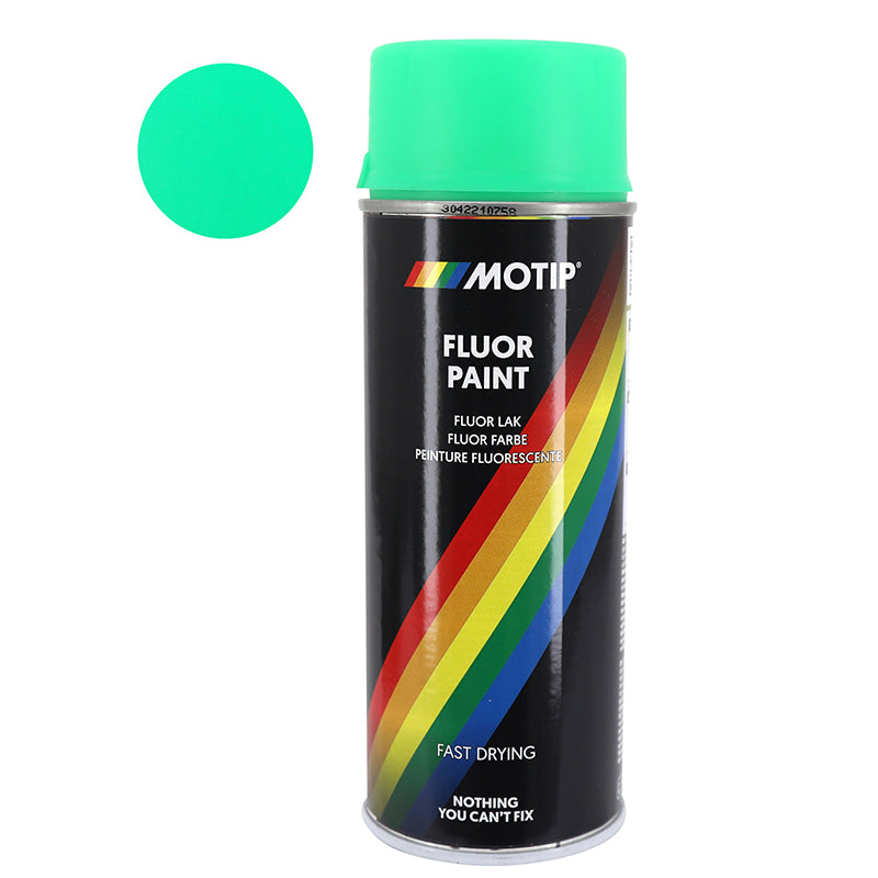 Bombe De Peinture Motip Pro Fluo Vert Aerosol 400Ml (04023)