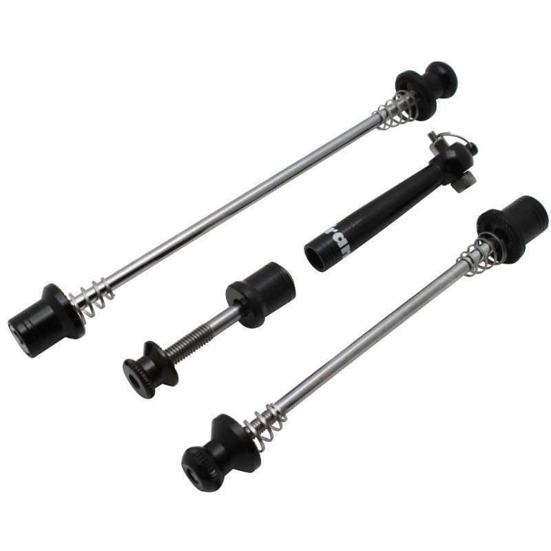 Blocage Antivol De Roue Avant-Arrière + Tige De Selle Newton Noir (Kit 3 Pieces)