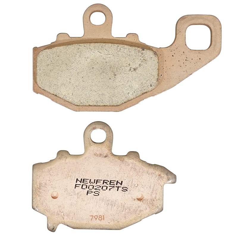 Plaquette De Frein Newfren Pour Kawasaki 750 Z750 2004+2007 AR, 1000 Z1000 2003+ AR, 650 Er-6F 2006+2016 AR, 650 Kle Versys 2007+2014 AR (Fd0207Ts) (Touring Métal Fritte)