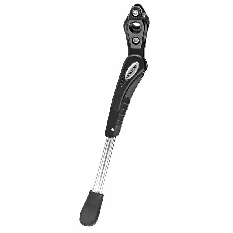 Béquille Vélo Laterale Arrière Newton 24-28'' Réglable Fixation Base Par 1-2 Collier