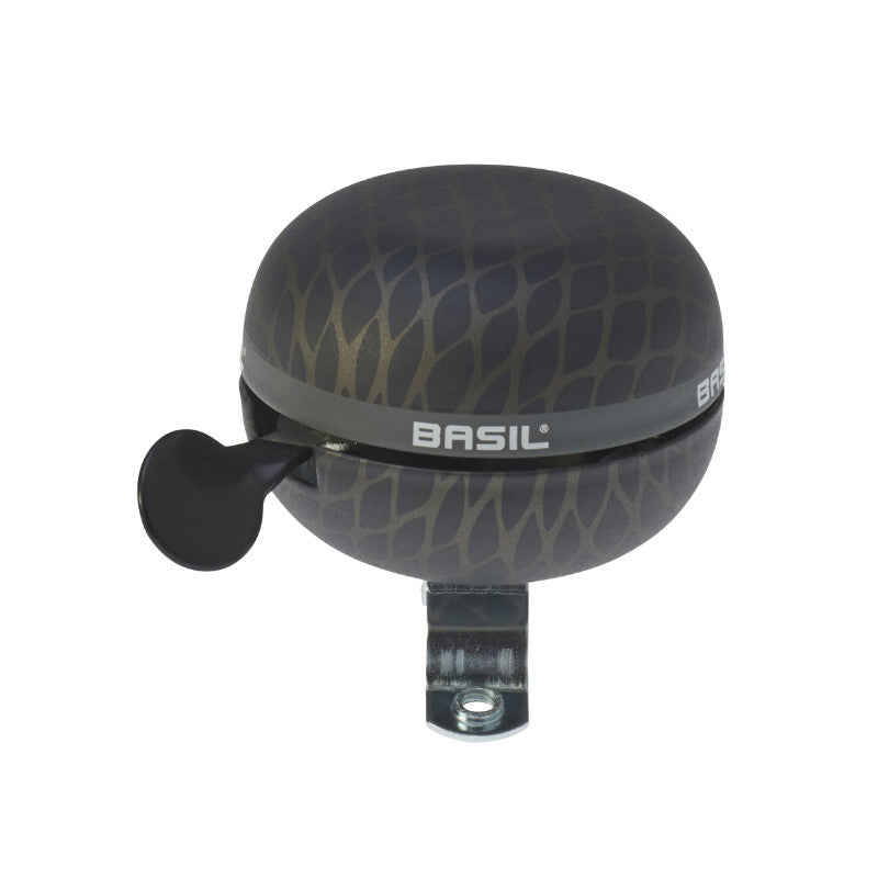 Sonnette Timbre Basil Noir Noir Métal Diam 60 mm (Vendu A L'Unite) Fixation 22,2-25,4 mm