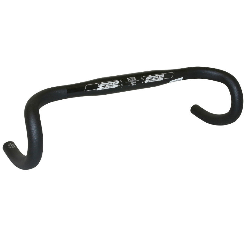 Cintre Route Fsa Omega Compact Alu Noir 31,8 L 46 Extérieur (Axe-Axe 44 cm)