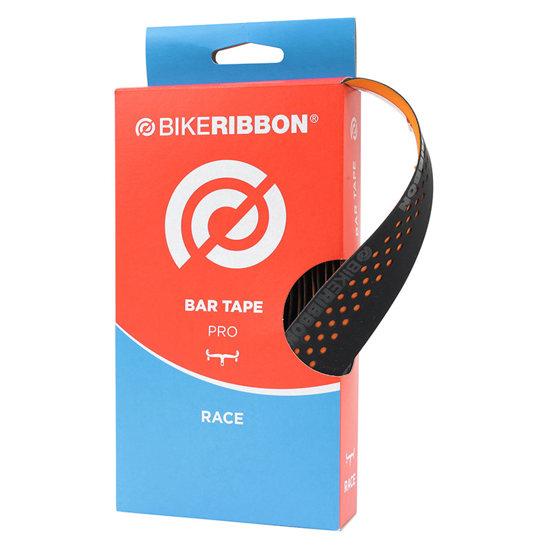 Ruban De Guidon - Cintre Bike Ribbon Drop Noir-Orange
