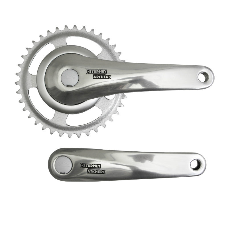 Pédalier City Sturmey Archer Alu 170 mm Plateau 38D. Pour Chaîne 2.38 (1-2X3-32) (6-7-8V.)
