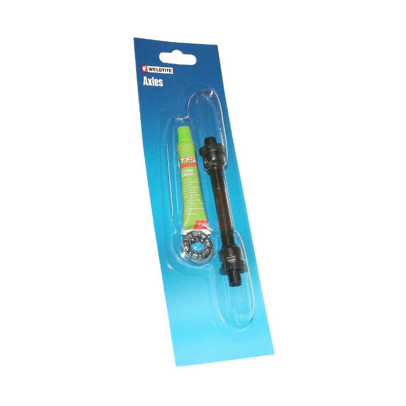 Axe De Roue - Moyeu Route-VTT Avant Creux Weldtite D 9 X 108 mm Avec Graisse Et Cage A Billes