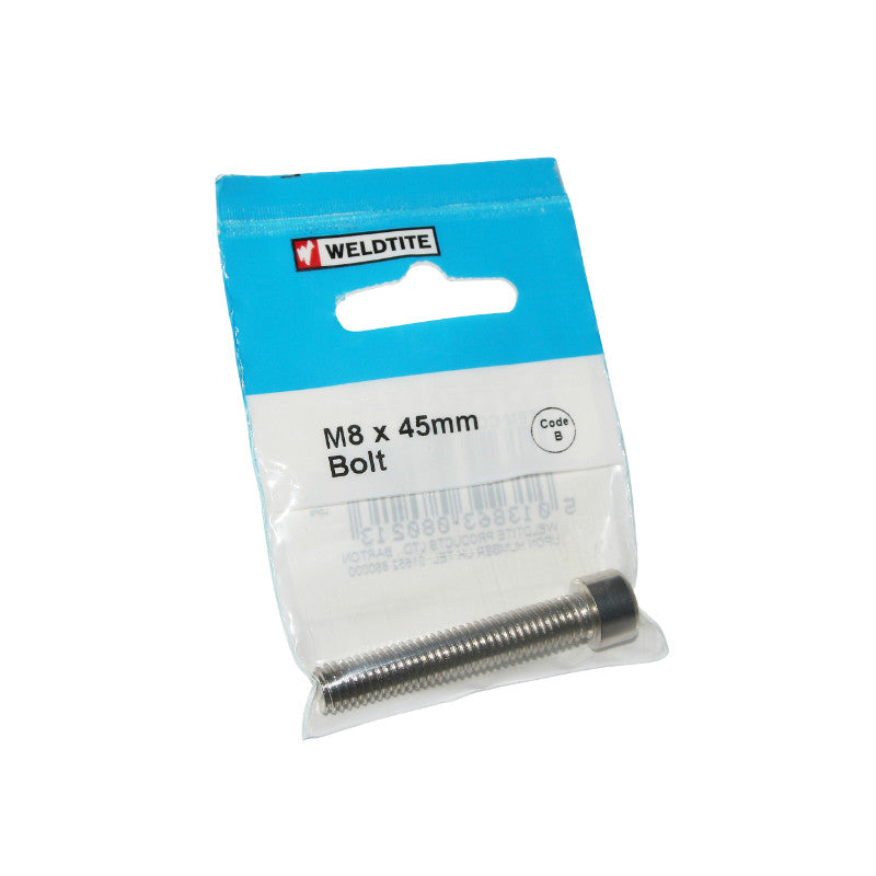 Vis M8 X 45 mm (A L'Unite) -Weldtite-