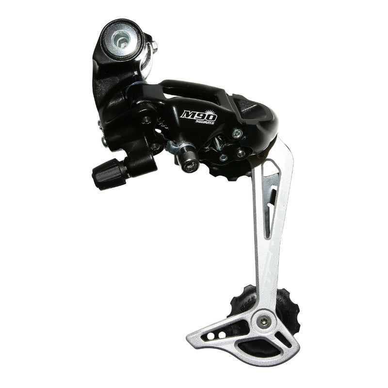 Dérailleur VTT Arrière Sunrace M91 9V. Chape Longue A Vis (Compatible Shimano)
