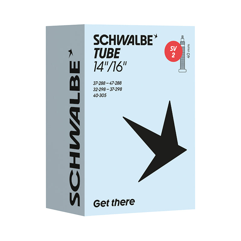 Chambre A Air Vélo 350 X 35A - 14" Schwalbe Valve Presta Tout Alu (37-288 À 40-305) (Sv2)