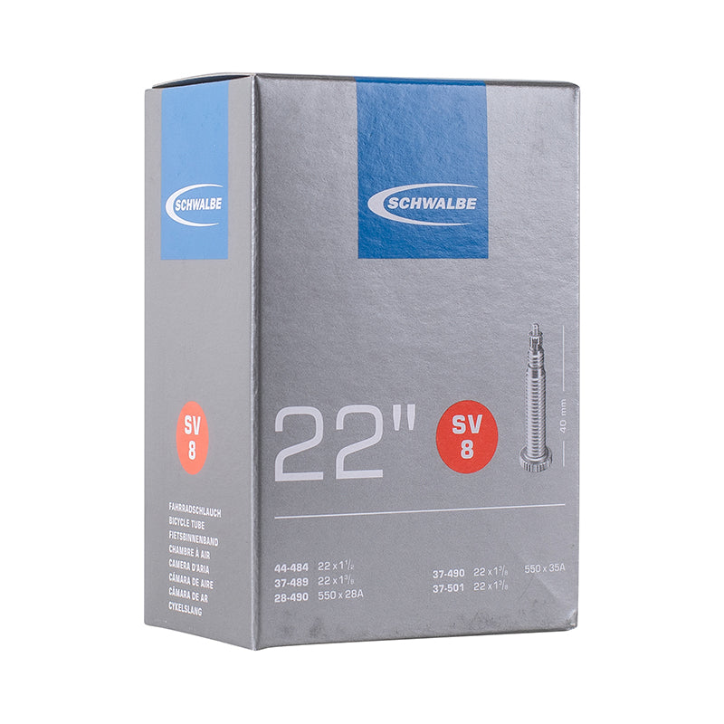 Chambre A Air Vélo 550 X 28-44A - 22" Schwalbe Valve Presta Tout Alu (44-484 À 37-501) (Sv8)