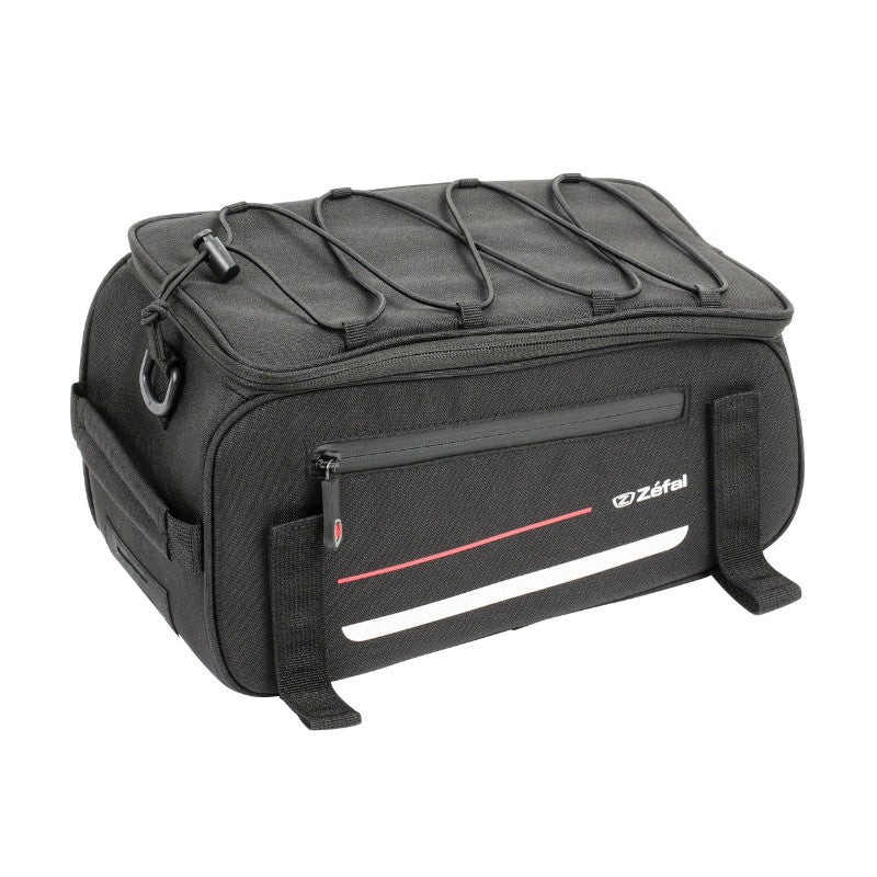 Sacoche Arrière Vélo Trunkbag Zefal Z Traveler 40 Sur Porte Bagage Universel 9L Polyester Waterproof Noir (31X18X14 cm)