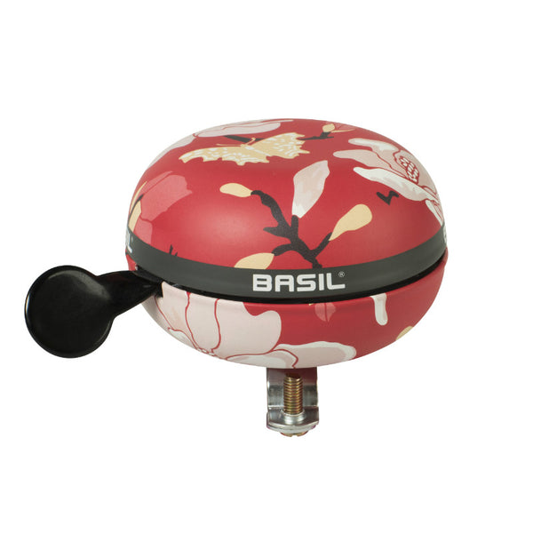 Sonnette Timbre Basil Magnolia Poppy Rouge Diam 80 mm (Vendu A L'Unite) Fixation 22,2-25,4 mm