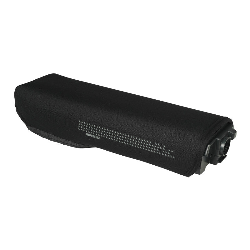 Housse Protection De Batterie Arrière Basil Miles Neoprene Noir Waterproof Compatible VAE-E-Bike (L32 X L9 X H5 cm)