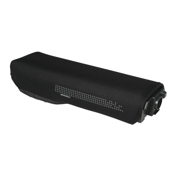 Housse Protection De Batterie Arrière Basil Miles Neoprene Noir Waterproof Compatible VAE-E-Bike (L32 X L9 X H5 cm)